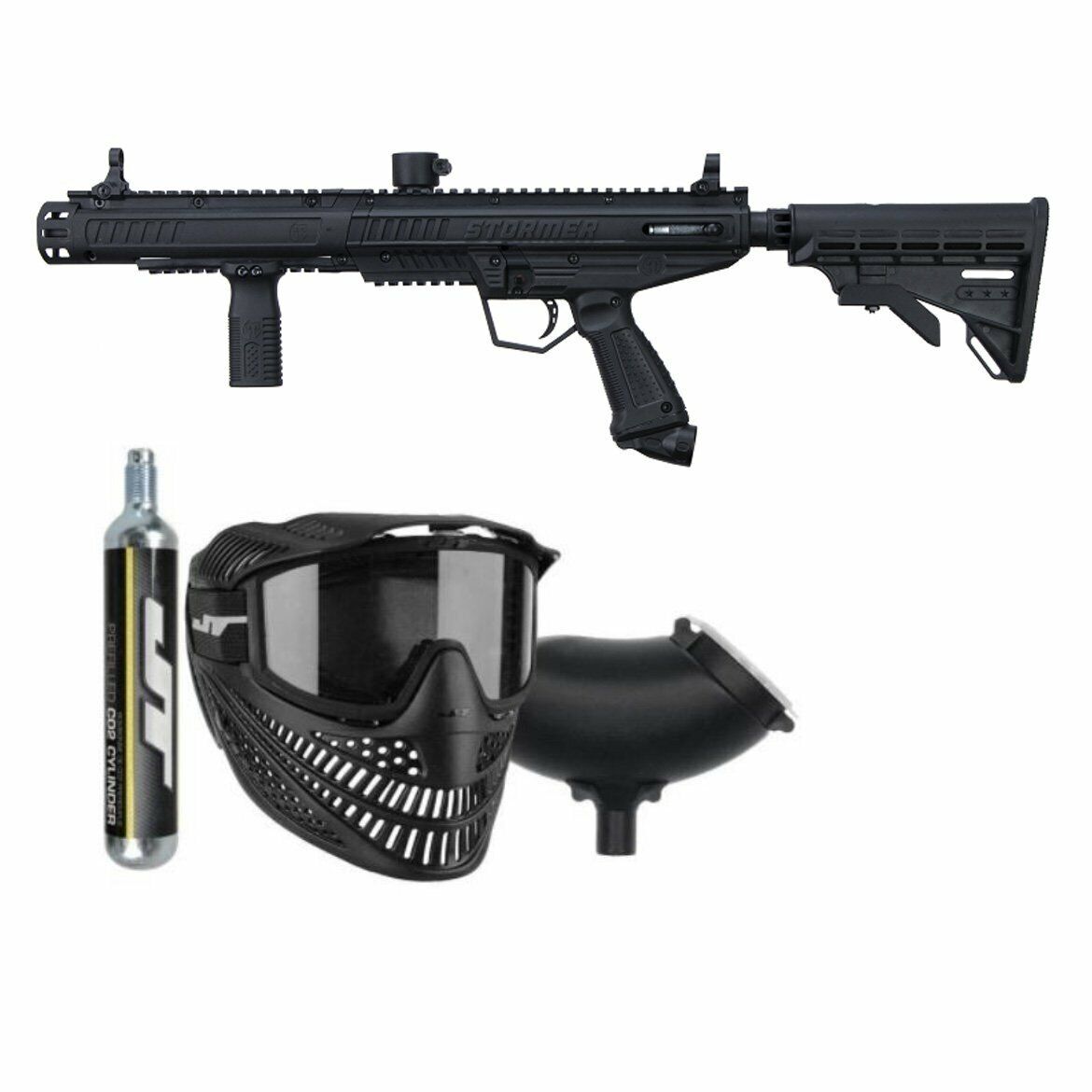 Tippmann Stormer Tactical Powerpack Paintball Marker .68 Caliber Gun Black
