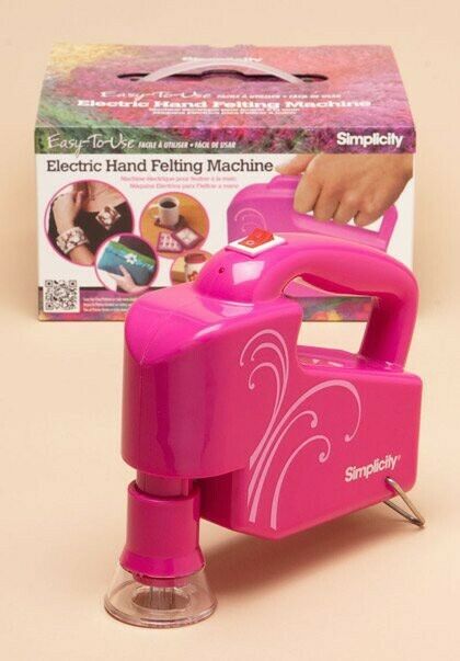 Simplicity Electric Hand Felting Machine With Needles New !