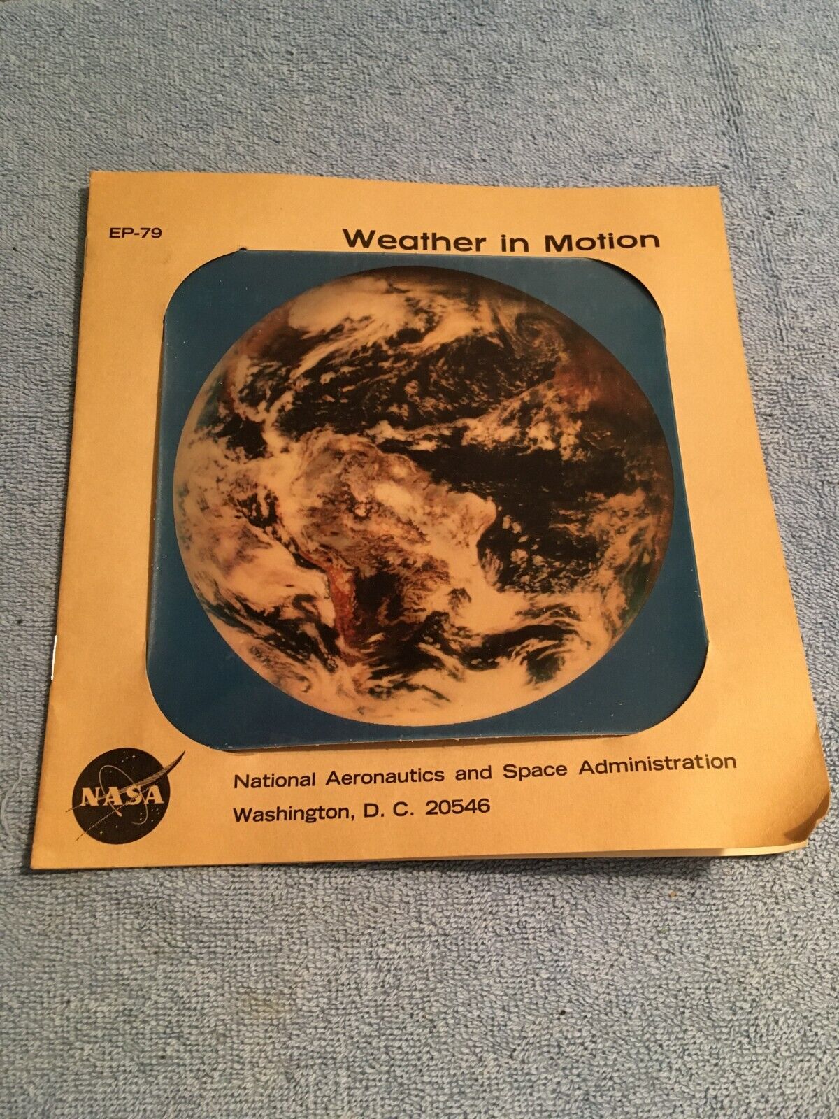 Nasa Atlas (ats-iii) 1967 Weather In Motion Ep-79 Satellite/earth 3d Photo-info