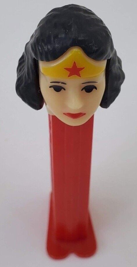 Vintage Pez Dispenser Wonder Woman Hard Head Made In Slovenia Dc Comics
