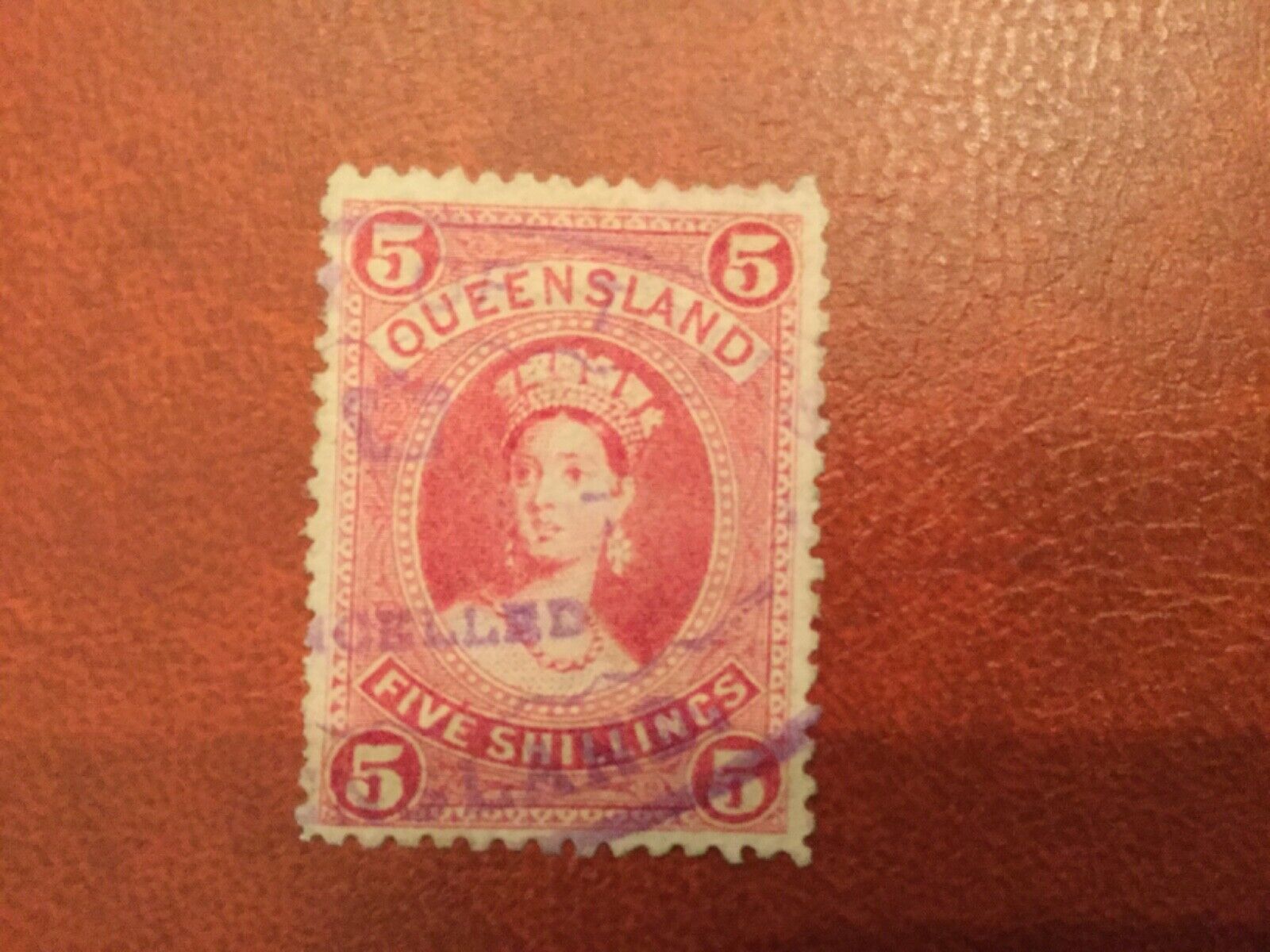 Stamps, Queensland, SC#76, used