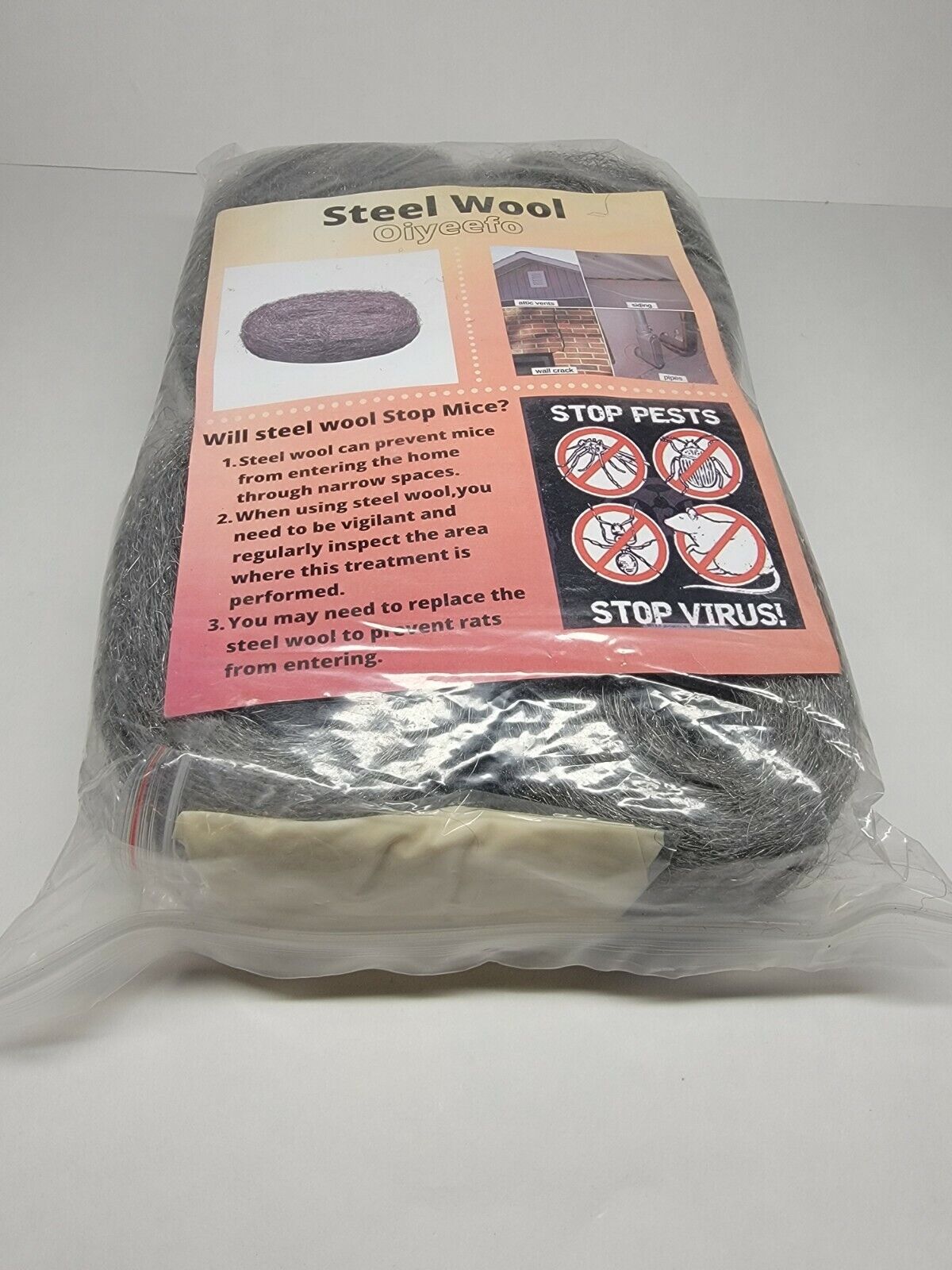 Large Package Of Steel Wool Pads