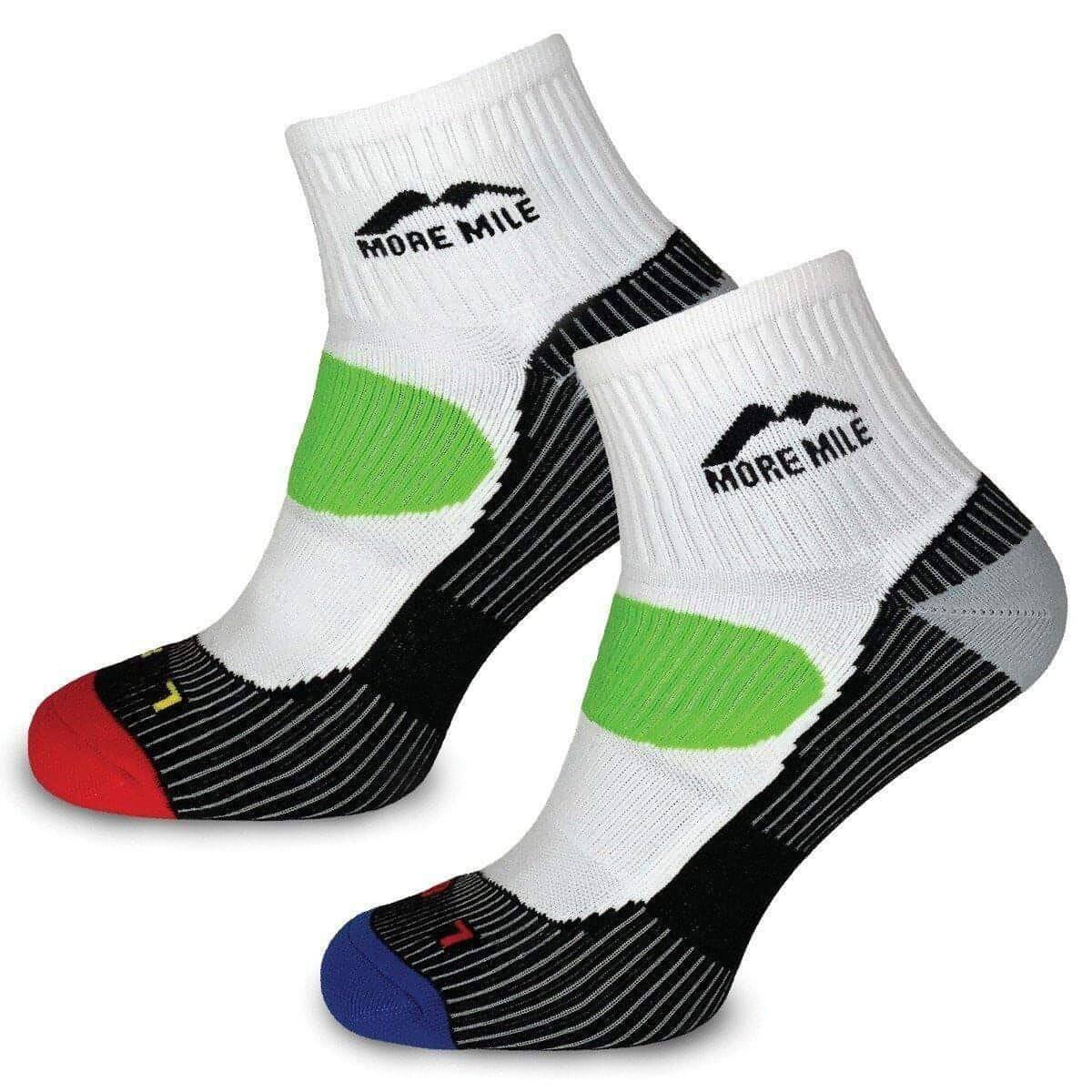 More Mile London (2 Pack) Cushioned Running Socks