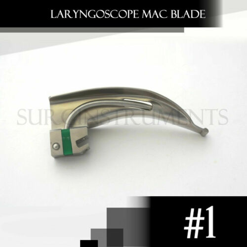 Fiberoptic Laryngoscope Mac Blade #1 - Anesthesia Intubation