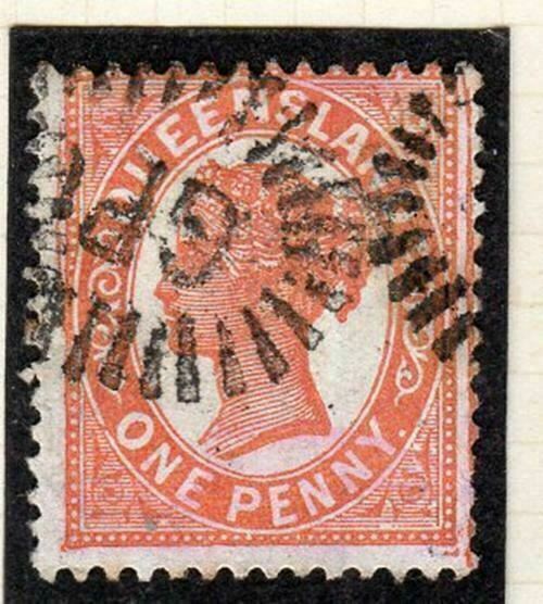 AUSTRALIA AUSTRALIAN STATES   QUEENSLAND STAMPS  CANCELED USED   LOT 34694