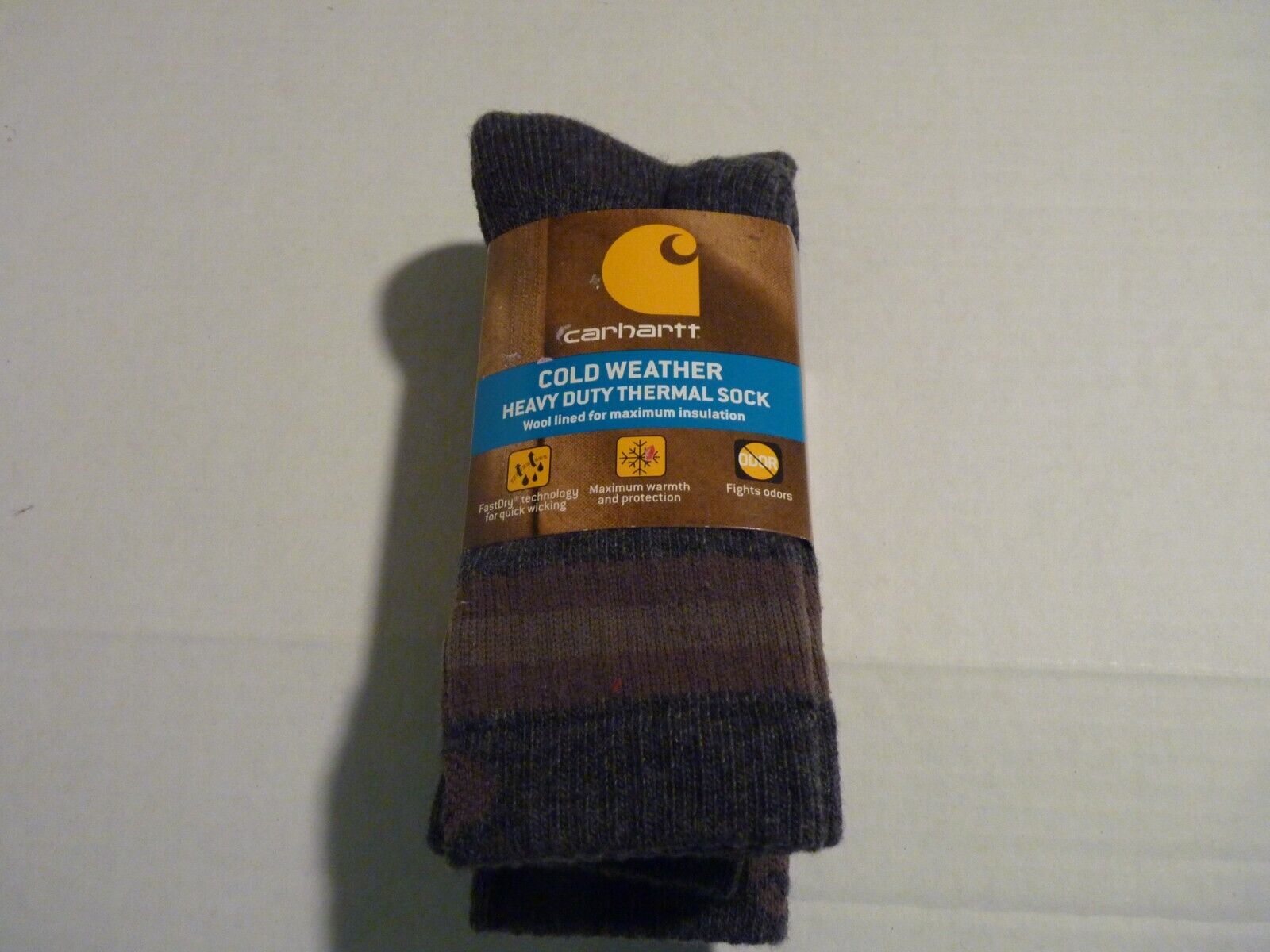 WOMENS CARHART COLD WEATHERHEAVY DUTY THERMAL SOCKS-2 PAIRS SIZE M 9-11 NWT