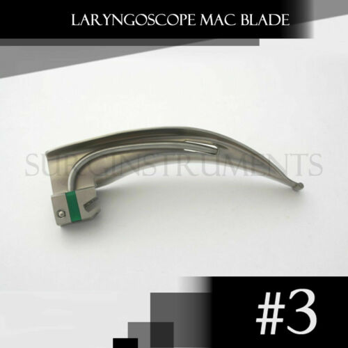 Fiberoptic Laryngoscope Mac Blade #3 - Anesthesia Intubation