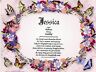 "butterflies" Name Meaning Print Personalized (animals, Insects)