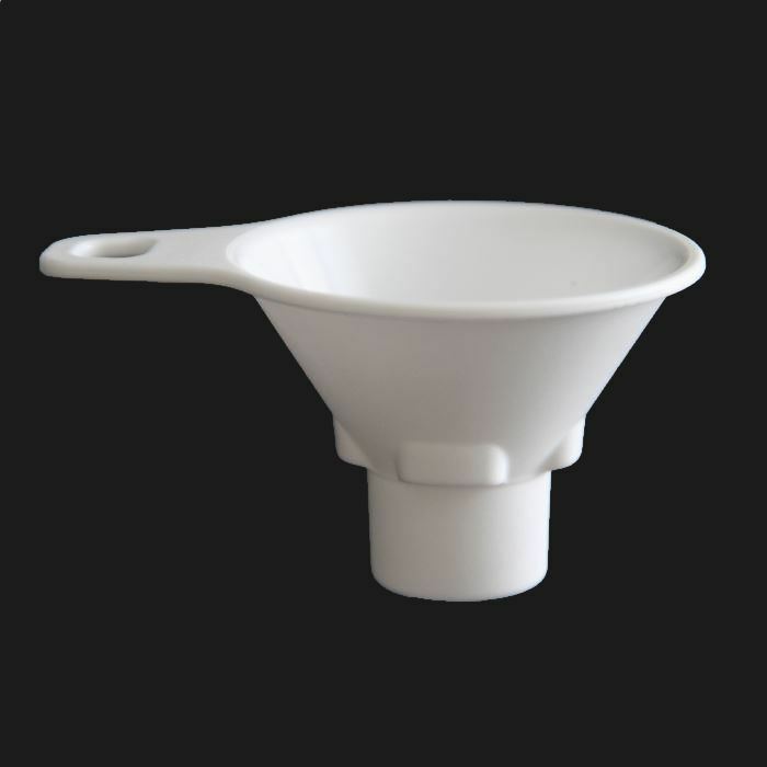 Wide Neck Funnel - White - Great For Baby Formula, Protein Powder, And Spices