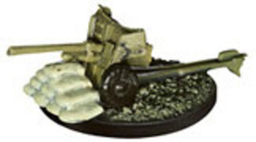 Axis & Allies miniatures 1x x1 Entrenched Antitank Gun Eastern Front 1941-1945 N