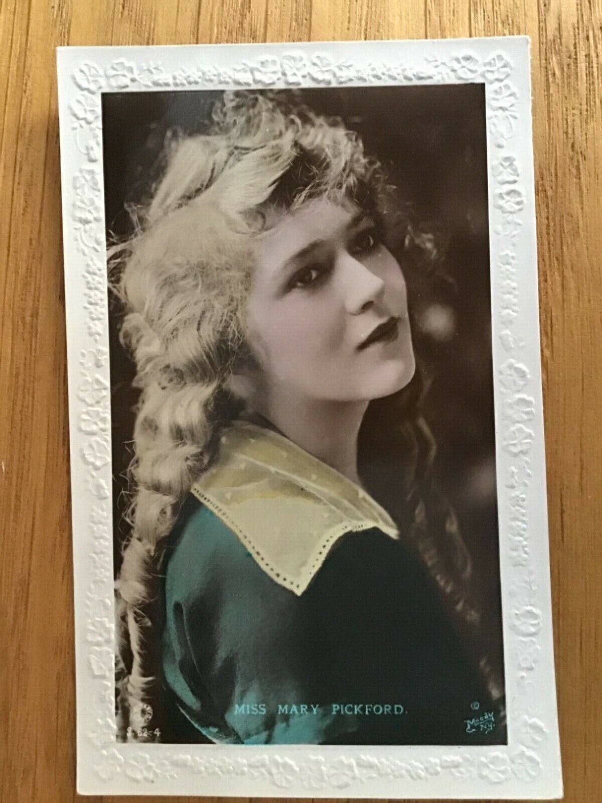 Mary Pickford Lovely Hand Colored  Vintage 1920 Postcard 27/7