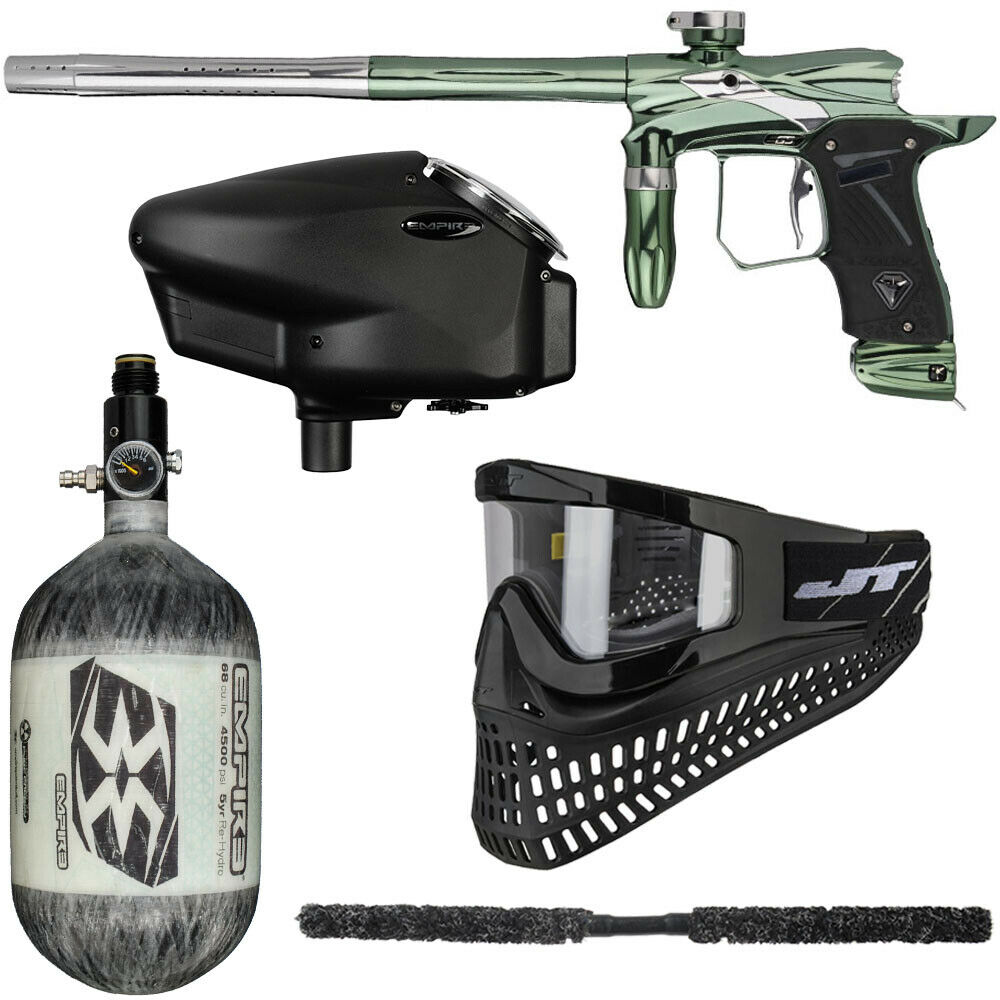 Dp G5 Spec-r Insane Paintball Gun Package Kit- Celestial Green - W/ 68/4500