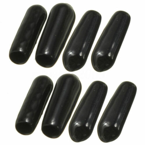 50pcs 3mm Black Rubber Aerial Antenna Caps RC Accessories End Plug Tube Cover