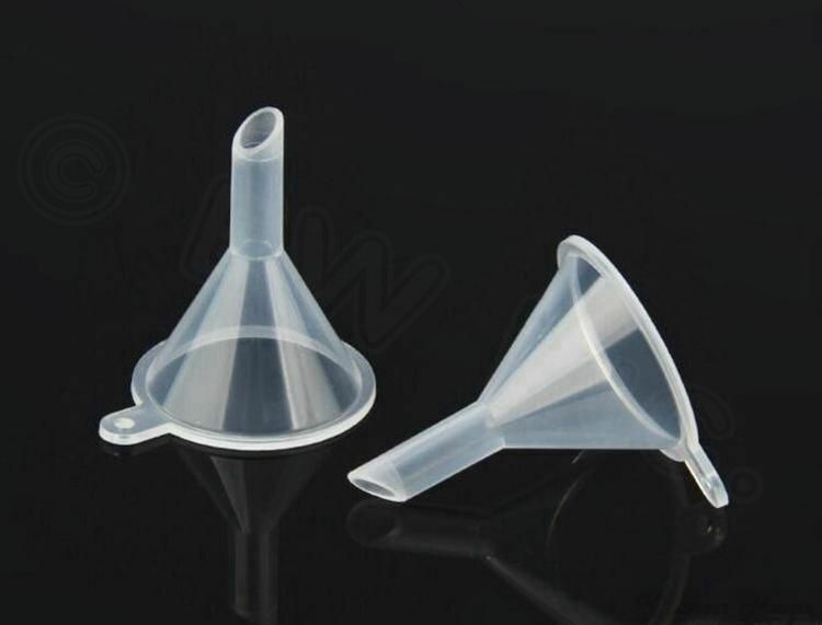 5pcs Small Plastic For Perfume Diffuser Bottle Mini Liquid Oil Funnels