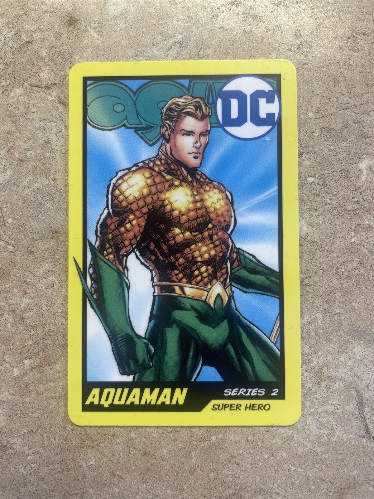Aquaman Dc Coin Pusher Card Rare No Barcode