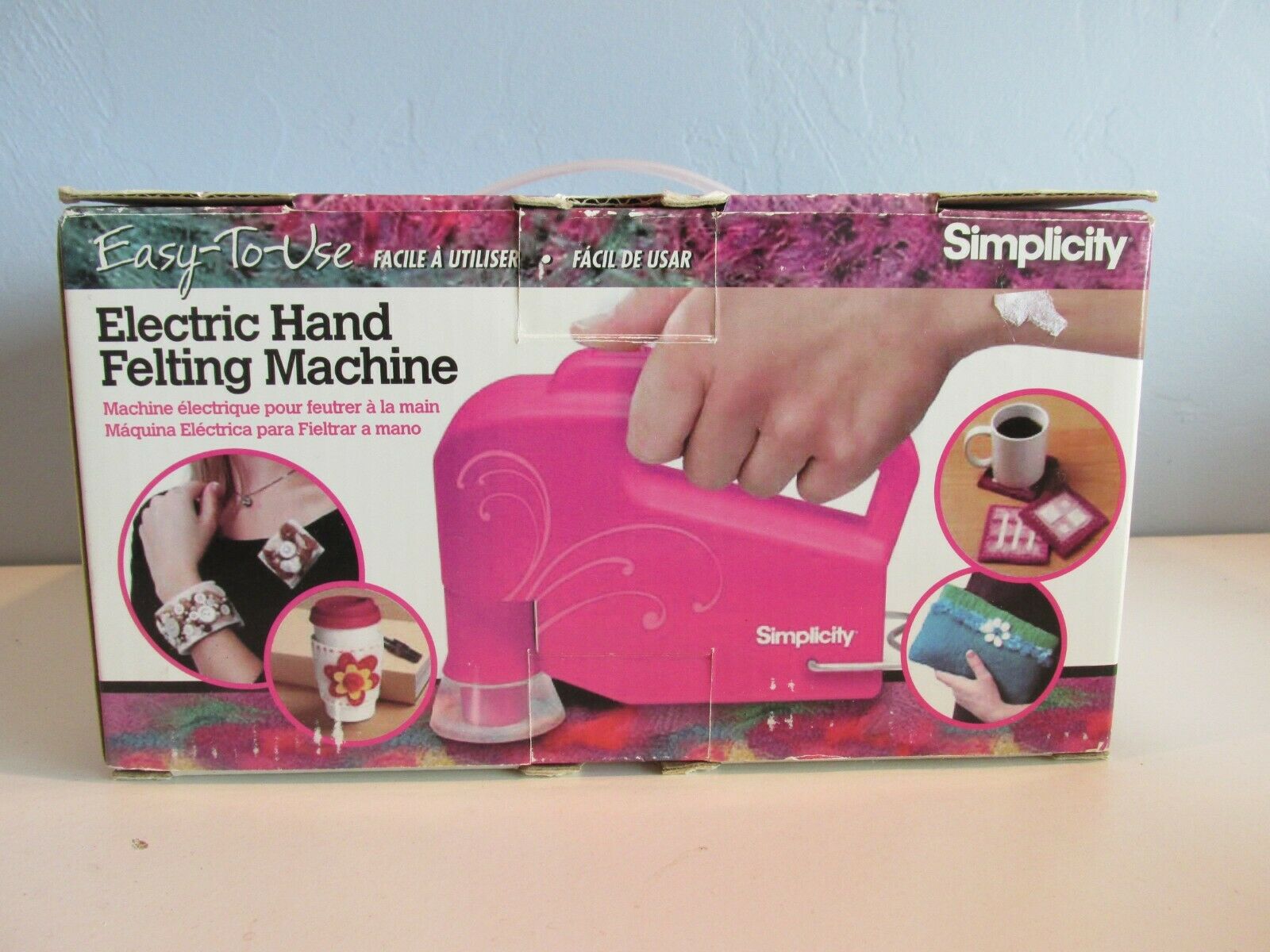Simplicity Electric Hand Felting Machine New With Needles