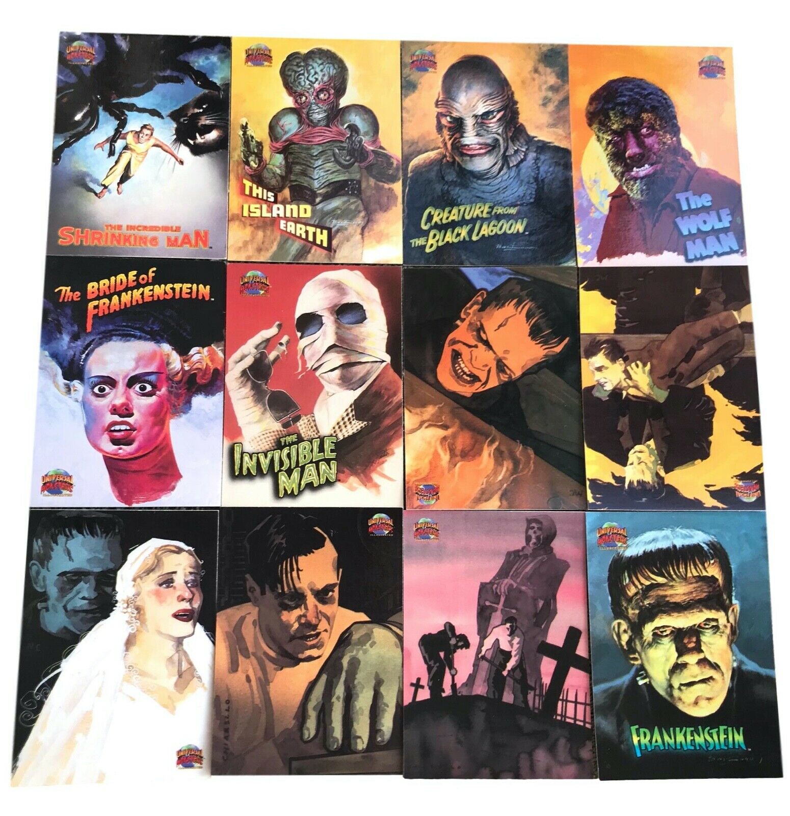 Universal Monsters Trading Cards 1991 Topps Your choice (Pick) From List