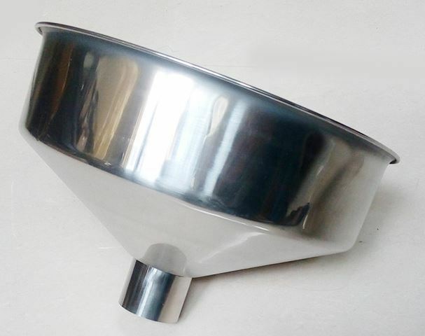 Stainless Steel Industrial Large Funnel,wide Mouth Jar Kitchen Supplies Grinding