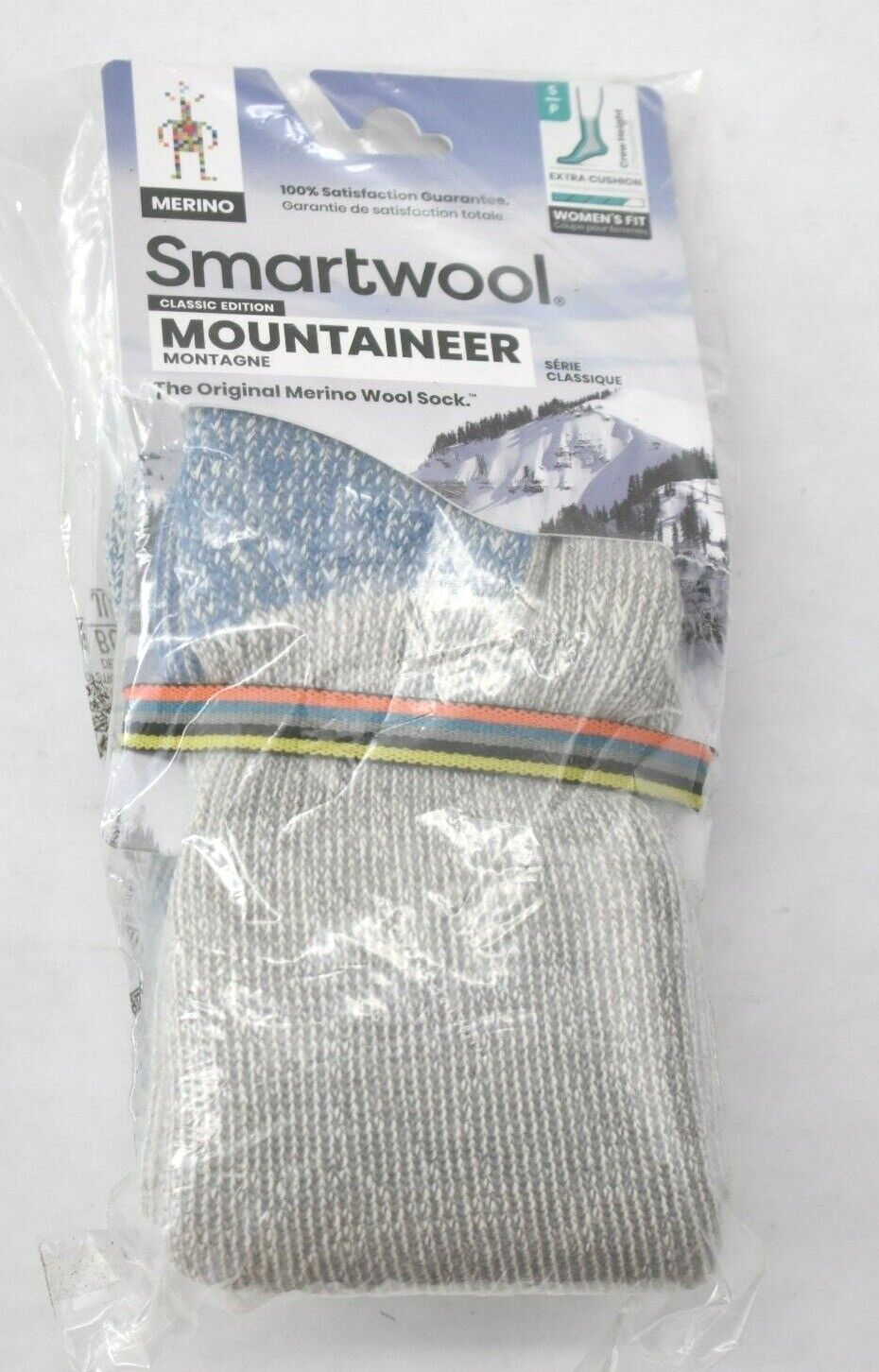 Smartwool Women's Mountaineer Classic Edition Maximum Cushion Crew Socks S Grey
