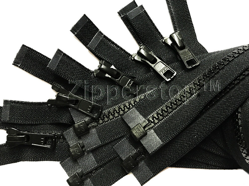 Vislon Zipper Ykk Number 5 Medium Weight Molded Plastic Separating Made In Usa